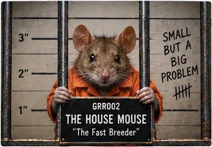 The House Mouse mugshot photo
