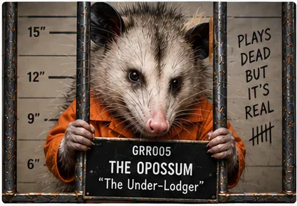 The Opossum mugshot photo