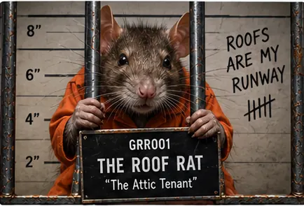 The Roof Rat mugshot photo